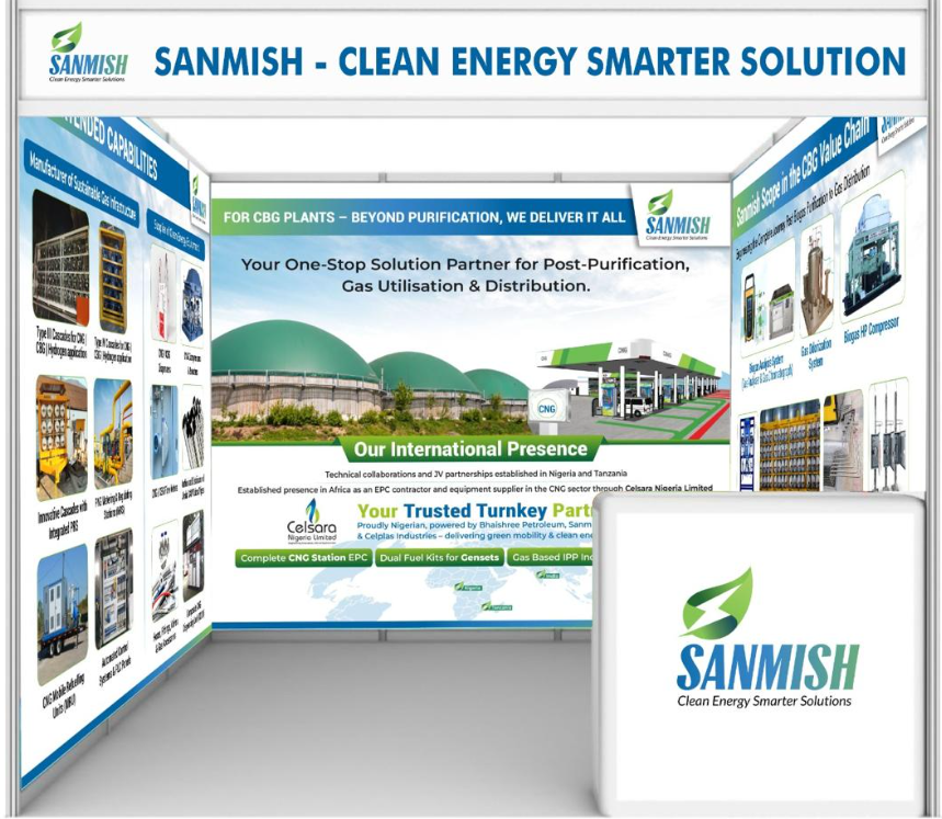 Sanmish Energies Showcase at Eco Expo Exhibition Stall 1E10
