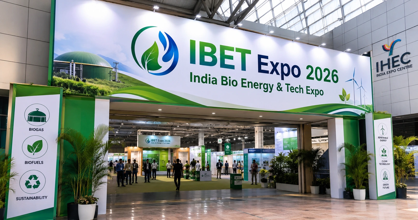 IBET Expo 2026 Greater Noida bioenergy exhibition hall
