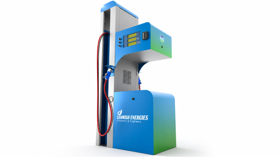 CNG/CBG dispensing units for fuel stations