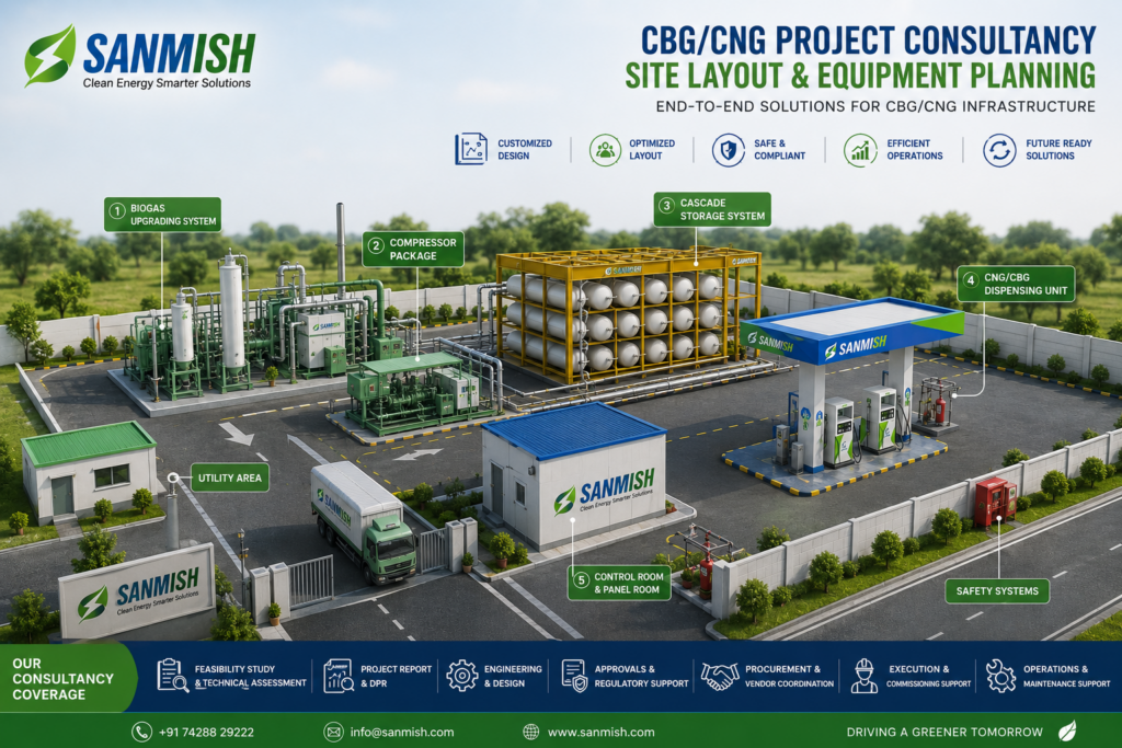 CBG CNG project consultancy station planning